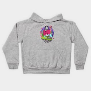 Octopus collage girl Kids Hoodie